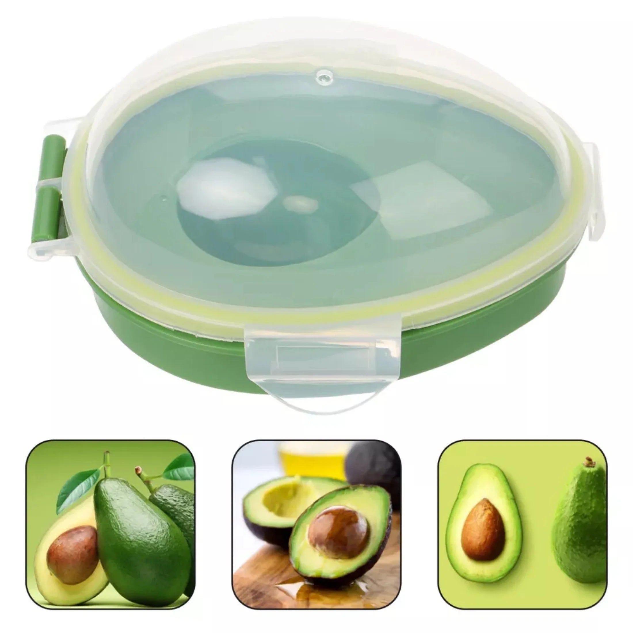 Kitchen Food Storage Box Avocado Space Saving Container Vegetable Organizer Reusable Plastic Fruit Containers Vegetable Crisper