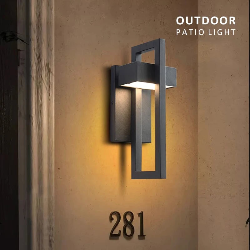 Modern Outdoor Decorative Wall Lamp