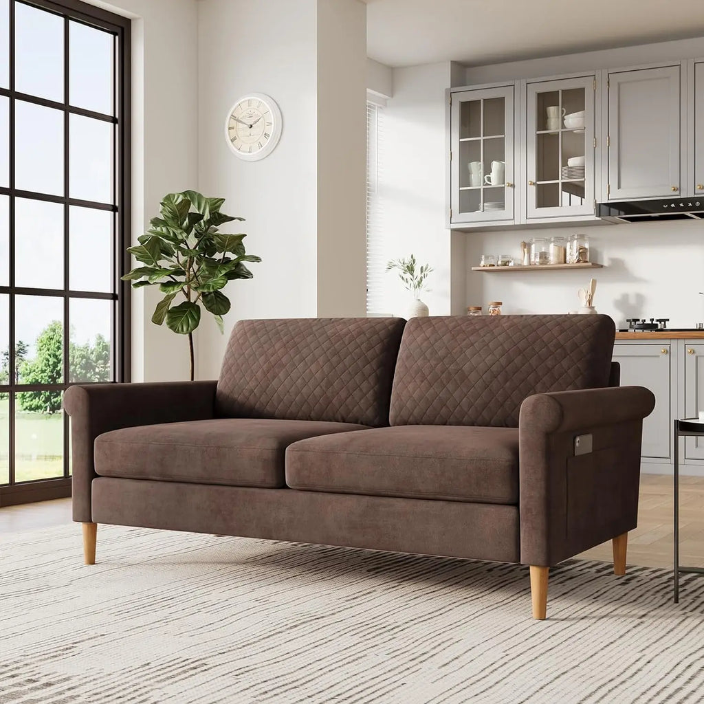 Small Comfy Loveseat Sofa