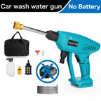 Car Wash Water Gun Washer Spray Nozzle High Pressure Cleaner for Car Home Garden Cleaning Washing Machine for Makita 18V Battery
