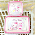 Kitty Rectangle Food Storage Container with Arc Edge Lock Design Airtight Leakproof BPA Free Ideal for Kitchen Organization