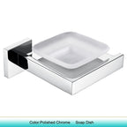 Chrome Polished WC Accessories Toilet Paper Holder Wall Hook Towel Bar Robe Hanger Rack Stainless Steel Bathroom Hardware Set