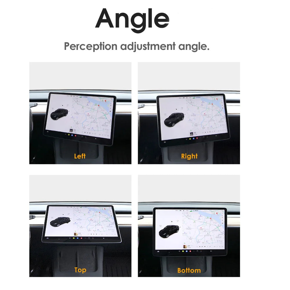 New Reliable for Tesla Screen Rotation Bracket Model 3 Y Accessories GPS Navigation Rotating Holder 4-Direction Swivel Mount Kit
