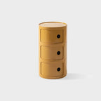 Round bedside table nordic plastic Bedside cabinet for bedroom small side end table nightstand Storage locker