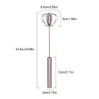 Manual Egg Beater Portable Eggs Whisk Separator Hand Cranked Cream Mixer Multi-Function Baking Tools Kitchen Mixer Accessories