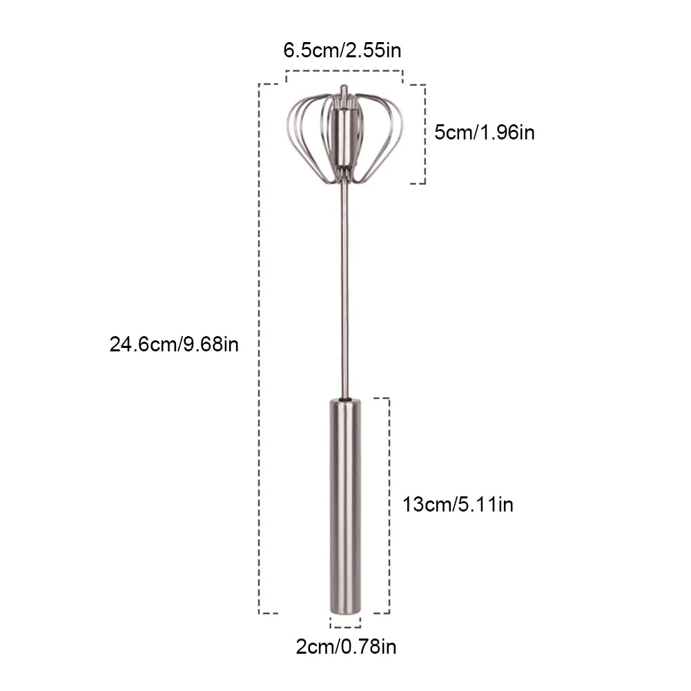 Manual Egg Beater Portable Eggs Whisk Separator Hand Cranked Cream Mixer Multi-Function Baking Tools Kitchen Mixer Accessories