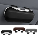 SEAMETAL Car Glasses Box Portable Press Switch Sunglasses Holder Support Driver Goggle Case Car Sun Visor Eyeglasses Storage Box