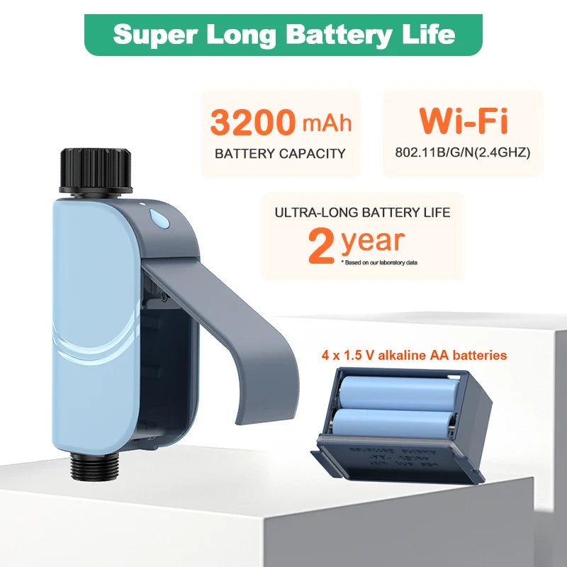 Smart Tuya WiFi Garden Watering Timers Sprinkler Valve Programmable Auto Irrigation Watering Timer Irrigation Watering System