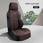 All-Season Linen Car Seat Covers Universal Fit for Sedans SUVs Trucks - Breathable Durable Comfortable Interior Accessories