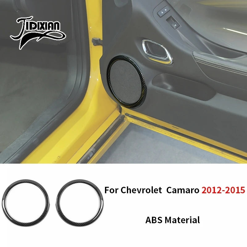 JIDIXIAN fit for Chevrolet Camaro 2010 2011 2012 2013 2014 2015 Car Interior Exterior Decoration Cover Carbon Fiber Accessories