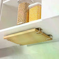 4PCS Kitchen Storage Rack Wall Mounted Pot Cover Rack Cabinet Bottom Cutting Board Rack Vegetable Board Storage Rack