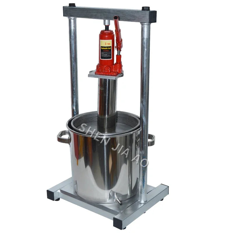 22L 36L Hydraulic Fruit Squeezer Stainless Steel Manual Juicer Small Honey Grape Blueberry Mulberry Presser Juicer