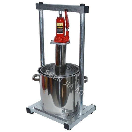 22L 36L Hydraulic Fruit Squeezer Stainless Steel Manual Juicer Small Honey Grape Blueberry Mulberry Presser Juicer