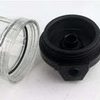 20 inch transparent filter bottle 1/2'' Plastic mouth 19mm rubber ring leakproof Explosion-proof water purifier filter shell