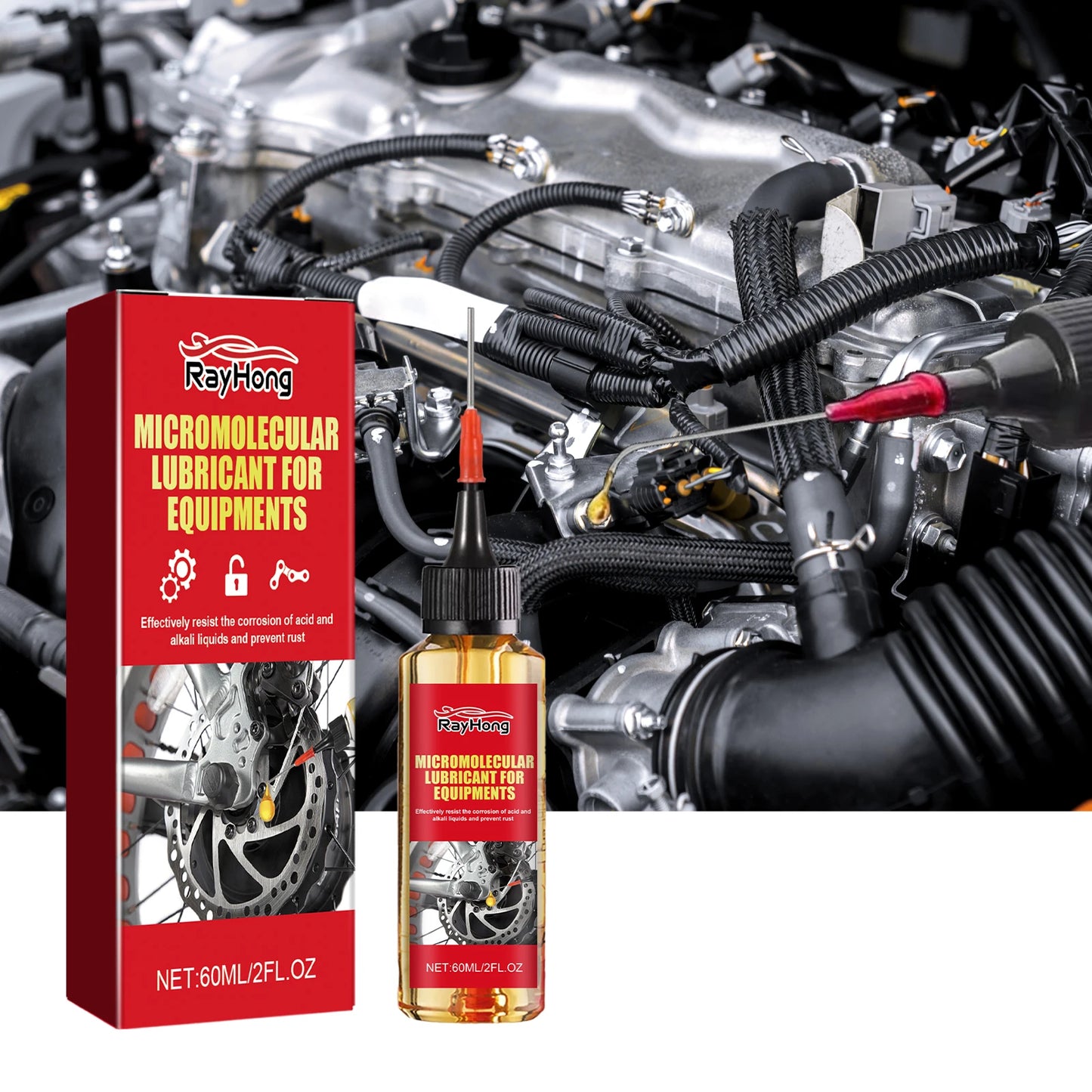 Automotive Micromolecular Mechanical Equipment Lubricating Oil Dust And Rust Parts Maintenance Anti-Corrosion Lubricant