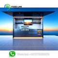 Customized Compact Outdoor Kitchen Chic Design Customizable for Small Balcony Grilling Apartment Friendly Easy Install Setup