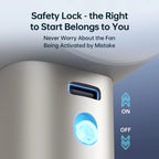 JISULIFE New Upgrade Portable Fan Pro1S 2025,100 Levels,LED Display,50