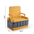 60L Outdoor Storage Box Foldable Storage Box Car Camping Accessories Car Supplies Thickened Storage Box ﻿