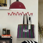 Creative Wave Coat Racks Minimalist Clothes Racks Wall Organizer Coat Hanger Living Room Clothing Shelf Interior Furniture
