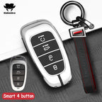 3 4 Buttons New Car Smart Key Case Cover For Hyundai N Performance Tucson Solaris Sonata Hybrid NEXO NX4 Santafe dn8 Accessories