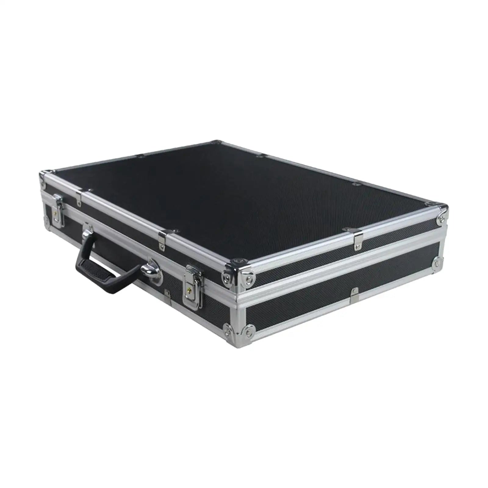 Microphone Carry Case Live Broadcast Stage Impact Resistant Chat Room with Sponge Lining Instrument Storage Case Mic Storage Box