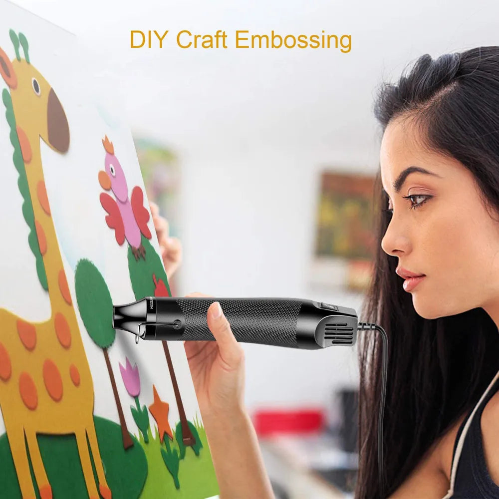 Rossonix 300w Heat Gun Electric Power Tool Diy Soldering Dryer Mini Blower For Crafts Shrink Tube 220v Hot Air Gun