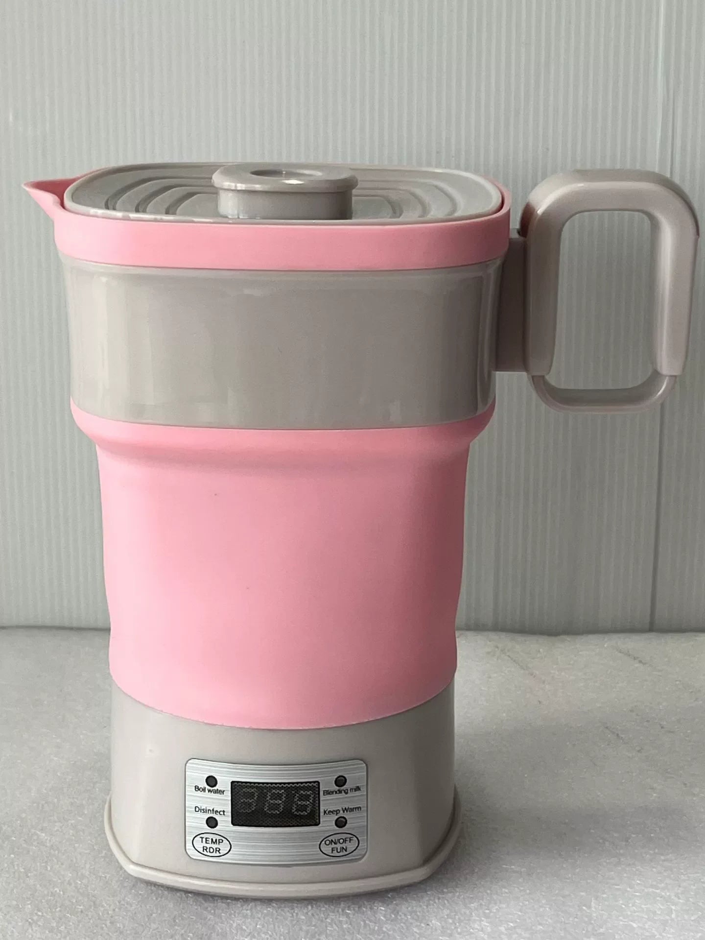 0.8L Foldable Silicone Electric Kettle Auto-power off Portable Travel 800W Thermostatic Water Bottle kitchen gadgets 110V-240V