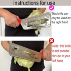 Kitchen Multifunctional Cabbage Cutting Knife, Stainless Steel Cutting Knife Suitable for Cutting Cabbage and Vegetables