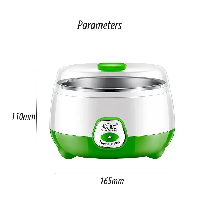 1L Electric Mini Yogurt Maker Automatic Multifunctional Household Rice Wine Maker DIY Yogurt And Natto Fermenting Machine 220V