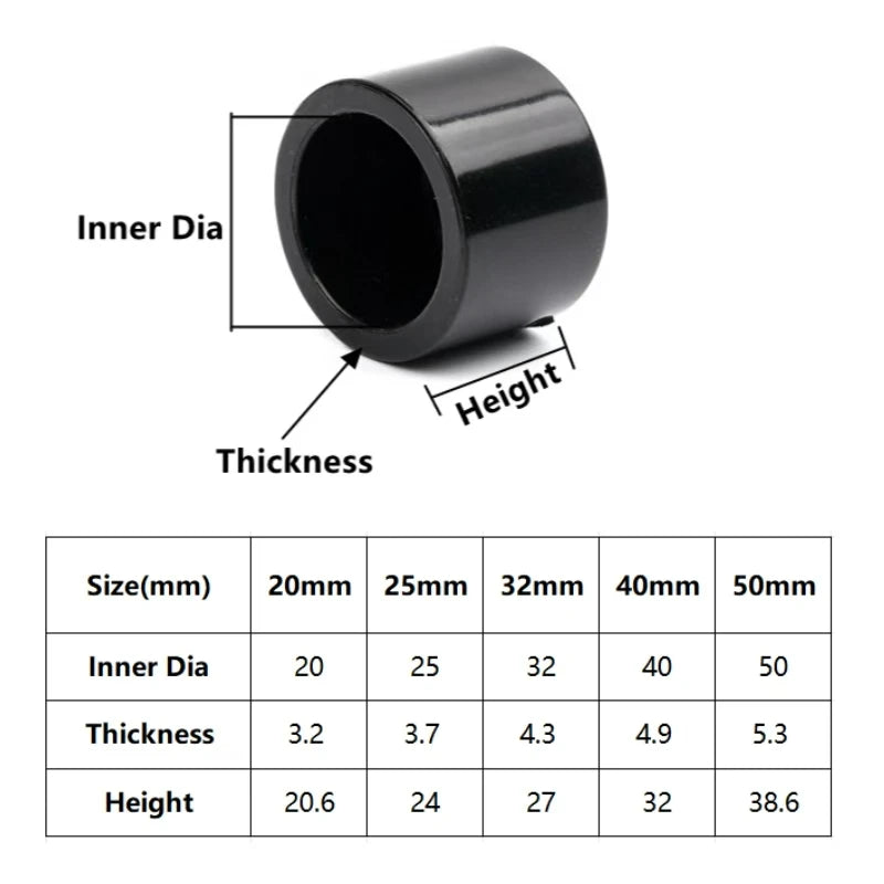 20-63mm Black PVC Pipe Connectors Ball valve Three-way Direct Garden Water Aquarium Fish Tank Drainage Tube Fittings Accessories