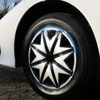 14 Inch Starfish Style Universal Hubcap R14 Wheel Covers For Cars - Set Of 4 - Fits Most Cars,Automobile Full Rim Cover Accessor
