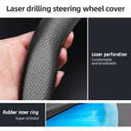 Suitable for Dodge Ultra-Thin Breathable Leather Steering Wheel Cover Suitable for Challenger Journey Charger Caliber Durango Ram 1500 Grand Caravan Dart Dakota Nitro Avenger Viper