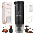 Electric Grinder Coffee Travel Handy 3 In1 Espresso Portable Coffee Espresso Maker Machine Cafe Portable Capsule Coffee Machine