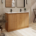 48" Bathroom Vanities with Sink Combo, Modern Freestanding Cabinet with Undermount Basin, Soft Closing Doors, Adjustable Storage