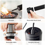 ABIRDAY Cordless Handheld Vacuum Cleaner for Laptop & Car,Portable & Multifunctional,USB Rechargeable,Strong Suction,Brushless