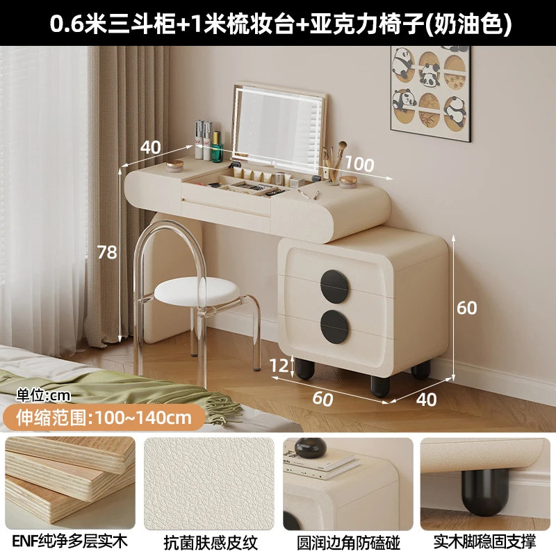 Komode Bathroom Table in The Living Room Dressers for Adult Bedroom Set Make Up Stands Vintage Furniture Makeup Toilet Tables