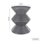 K-star Nordic Style Shoe Changing Stool Home Art Small Bench Simple Children Plastic Low Stool Creative Round Stool Hot 2024