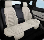 All-Season Linen Car Seat Covers Universal Fit for Sedans SUVs Trucks - Breathable Durable Comfortable Interior Accessories