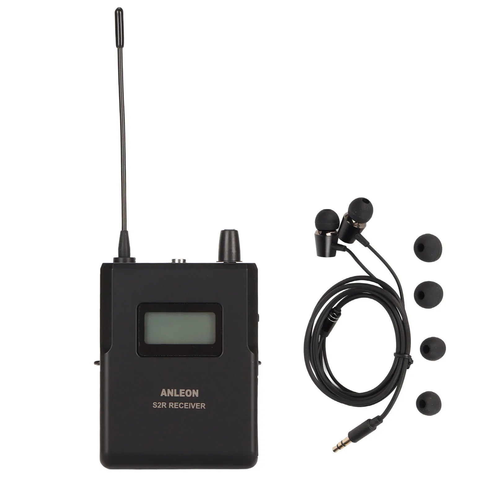 ANLEON S2 Stereo Wireless In-Ear Monitor System 4 Frequencies Professional Digital Stage Monitoring System Kit with 5 Receivers