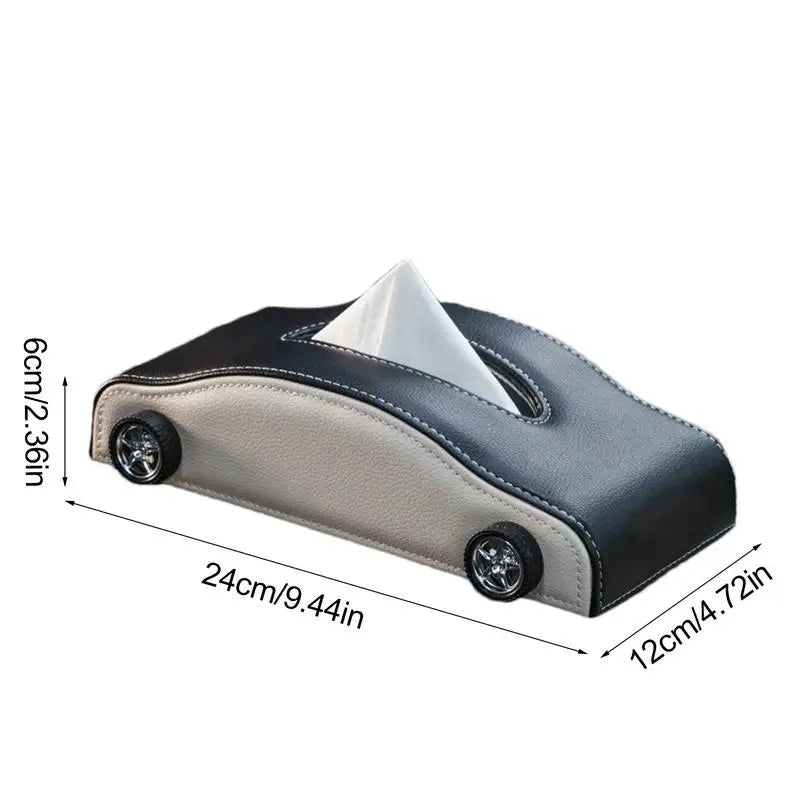Car Shape Tissue Box Living Room Tissue Cover Decorative Heat-resistant Tissue Dispenser For Bathroom Anti-Moisture Interior
