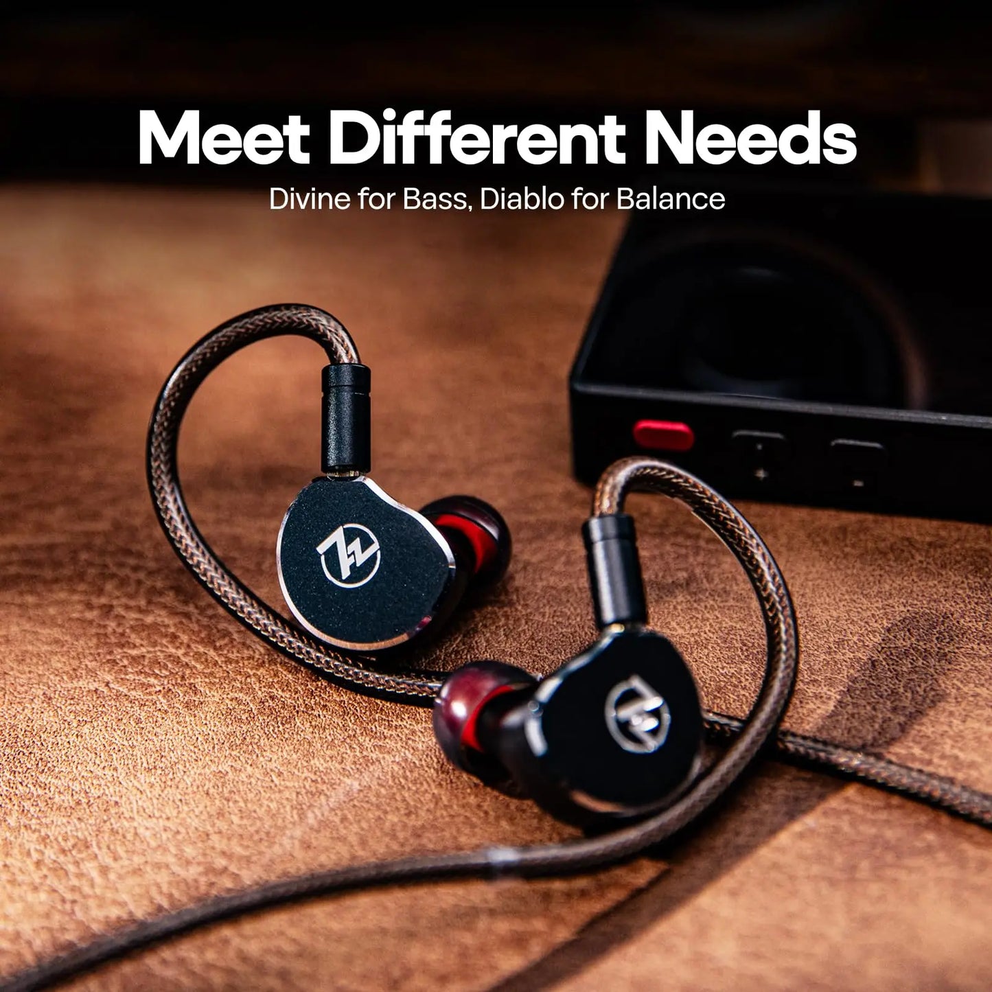 Linsoul 7Hz x Crinacle: Diablo/Divine in-Ear Monitors, 14.5mm Planar Magnetic Driver IEM,HiFi Earbuds with Detachable 2 Pin