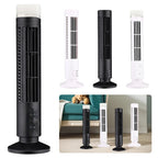 LED Tower Fan Bladeless Cooling Fan 2 Gear Speed Mini Vertical Conditi