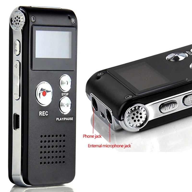 8GB mini digital recording pen, 650HR intelligent playback MP3 player, USB multifunctional audio external recording pen.