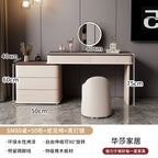 Makeup Mirror Wooden Dresser Set Bedroom Brown Natural Modern Vanity Dressers Nordic Storage Drawer Coiffeuse House Accessories