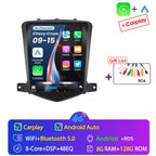 4G+64G Stereo Android 15 For Chevrolet Cruze J300 2008-2014 for Tesla Style Car 4G GPS Navi Player Radio Carplay 2 Din Autoraido