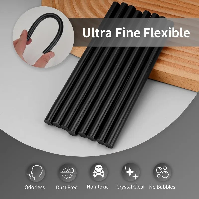 Car Dent Repair Glue Sticks Black Hot Melt Strip Car Body Paintless Repair Glue Stick DIY Craft Repair Electric Glue Gun Stick