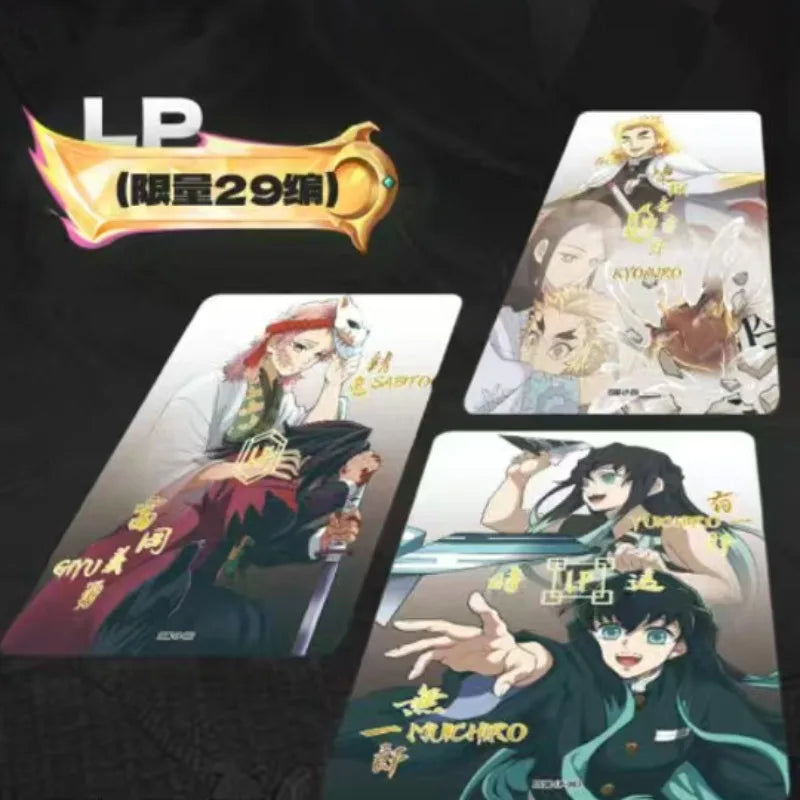 Genuine Demon Slayer Vol.6 Journey Trading Collection Card Treasured Blind Bags Animation Card Children's Toys Holiday Gifts