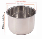1pcs Stainless Steel Inner Cooking Pot - 6 Quart for Instant Pot IP-POT-SS304-60