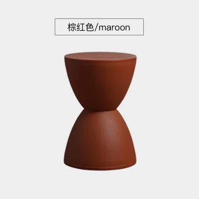 Fashion Nordic Creative Modern Simple Bench Foot stool Round stool Thickened Plastic Round Stool Home Dector