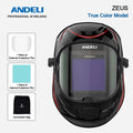 ANDELI 100*95mm Welder Mask Large View Auto Darkening Welding Helmet True Color DIN4 1/1/1/2 Soldering Mask  for TIG MIG MMA CUT